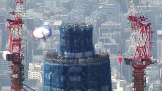 東京スカイツリー　５００メートル突破