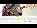 king 4弦ベースtab kanaria bass cover アレンジなし