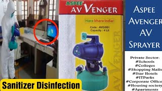 Aspee Avenger Ultra Low Volume Sprayer Luv Fogger | sanitizer spray machine for home surface saniti