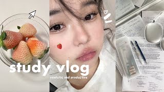 STUDY VLOG: Very PRODUCTIVE Finals week 2024📓🗒️ (Cram with me)