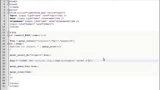 PHP Lesson 35 Inserting Form Data into MySQL using PHP