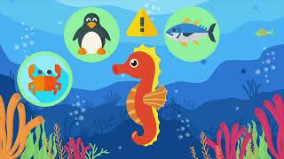 SEAHORSE - Sea creatures for kids - Learn about Seahorses