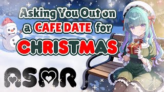 【ASMR RP】🎁Christmas Cafe Date with your Childhood Friend🎄 (3DIO Whispering, Soft Ear Fluffing)