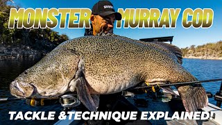 Monster Murray Cod Using Live Sonar | Tackle and technique explained!