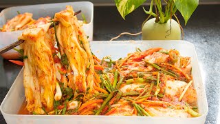 TẾT NÀY TỰ LÀM KIM CHI CẢI THẢO GIÒN SẦN SẬT CHUA THANH TỰ NHIÊN - CKK