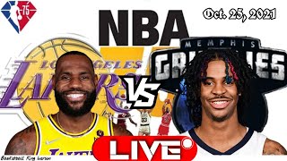 🏀 LA LAKERS VS MEMPHIS GRIZZLES l NBA LIVE SCOREBOARD l Basketball King Iverson