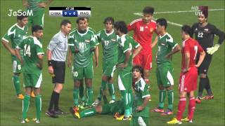 طرد لاعب العراق علي عدنان (الصين 1 العراق 0) التصفيات الآسيوية 2013 Ali Adnan red card China vs Iraq