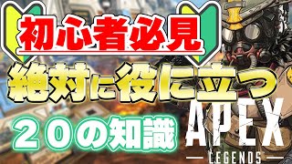 【APEX】初心者必見‼︎絶対に役に立つ20の知識‼︎ APEX初心者が抑えたい初動の動きを20のチェックポイントで解説‼︎