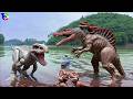 SPINOSAURUS Vs INDOMINUS Vs MOSASAURUS 🦖 Jurassic World | Movie for Families | TCF CREATOR