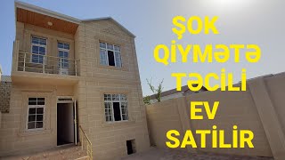 👉ŞOK QİYMƏTƏ 4 OTAQLİ 2 SOTDA EV 0705604840 kod 483