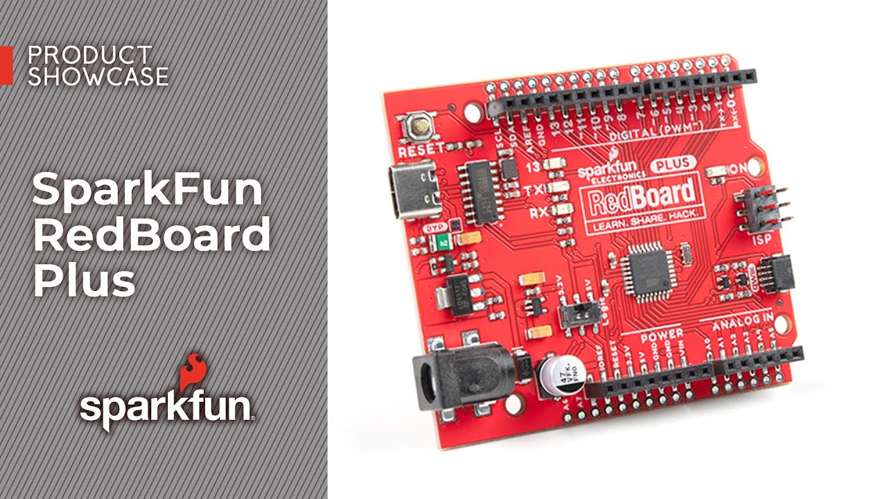 Product Showcase: SparkFun RedBoard Plus - YouTube