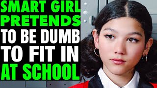 SMART Girl PRETENDS To Be DUMB To FIT IN At SCHOOL, She Instantly Regrets it | LOVE XO