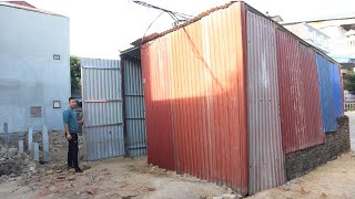 The Process Of Building a Storehouse by Corrugated Iron Very Quickly