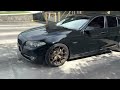 bmw f10 n55 catless quiet straight pipe exhaust and mst intake sounds