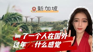 阳了一个人在国外过年什么感觉？新加坡独居Vlog｜一个人过年也要有仪式感