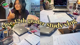 12th GRADER STUDY VLOG 📚✨ Productive Day In My Life As Indian Student 🌷🤧