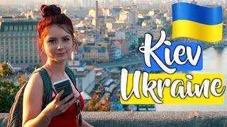 Jumping off a bridge in Kyiv Ukraine