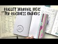 Bullet Journal ideas for Business Owners | Creative Faith & Co.