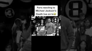 Fans Reacting To Michael Jackson's Death News On TV #Shorts