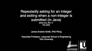 Practical Java: scanning in a loop until you don't get an integer input