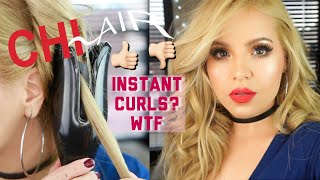 CHI SPIN N CURL Demo \u0026 Review | ROTATING CURLER?