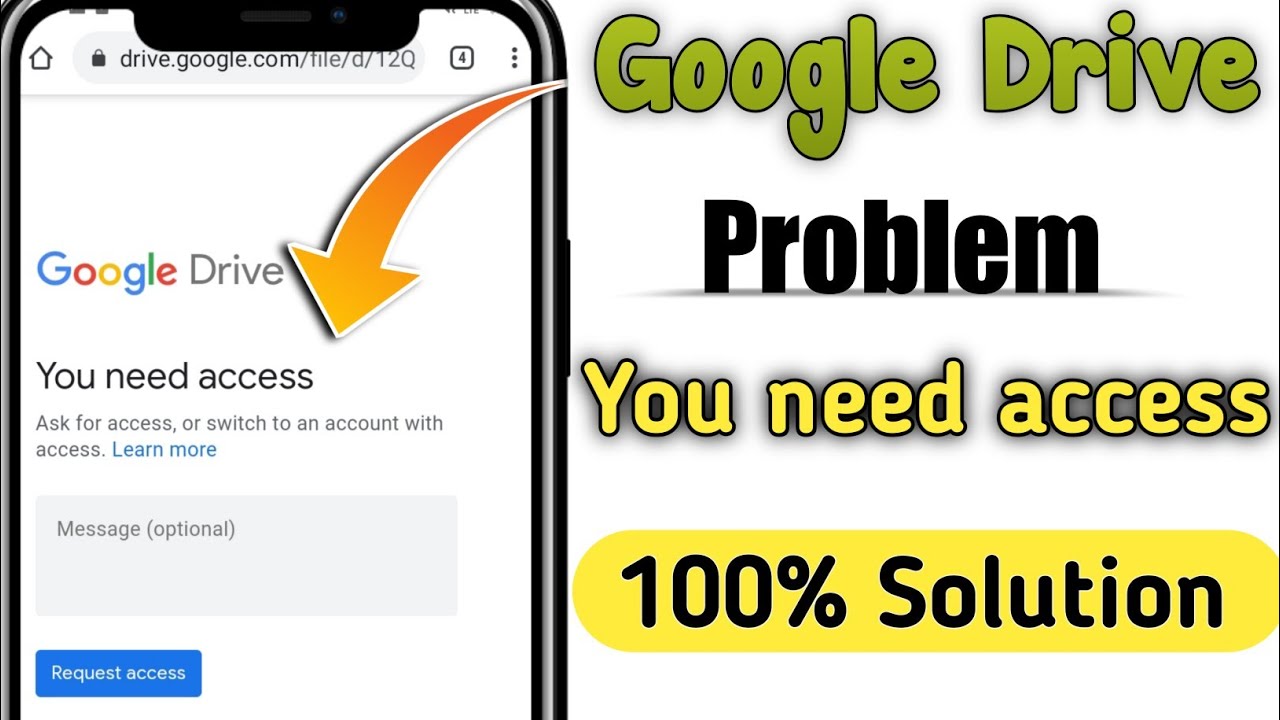 You Need Access Google Drive | Google Drive You Need Access Problem Fix ...