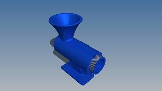 Autodesk inventor  - Part 1 Membuat Body, (Alat Penggiling)