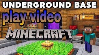 ⛏️ Minecraft : ULTIMATE Underground House 🏡 [ Build Tutorial for Survival ]