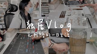 独居VLOG#16｜和我一起度过无网络的一天｜大病初愈