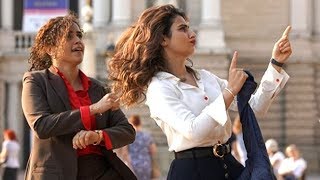 'Dangal' Girls Fatima Sana Shaikh And Sanya Malhotra Dance On The Streets Of Europe