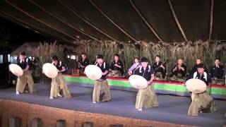 麦屋節笠踊り2012（越中五箇山麦屋節保存会）