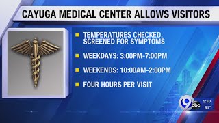 Cayuga Medical Center allows visitors