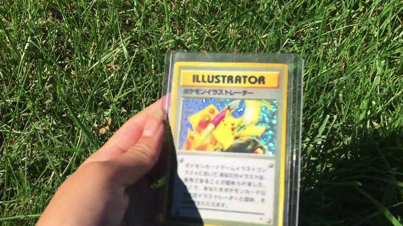 Pikachu Illustrator Card Extended Art Custom Pokemon Card