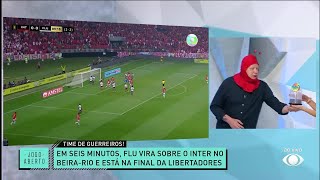 Zoeira Jogo Aberto: Ronaldo dá troféu “Pirulito DVD” e provoca Renata Fan com eliminação do Inter