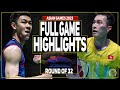 Lee Zii Jia vs Ng Ka Long Angus Asian Games 2022 | R32