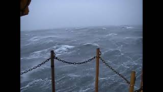 CCGS W.E.Ricker 2009-11-13 Southern Alaska Rough Sea