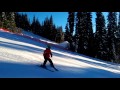 Sun Peaks Kaden skiing day 2 1/3/16