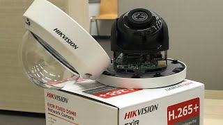 How to setup a network IP camera! HIKVISION Exir fixed dome camera 4MP. Network settings. IT show