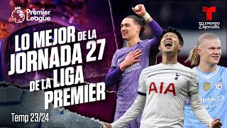 Mejores goles de la jornada 27 de la Premier League | Telemundo Deportes