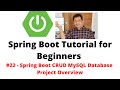 Spring Boot Tutorial for Beginners #22 -  Spring Boot CRUD MySQL Database Project Overview