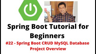 Spring Boot Tutorial for Beginners #22 - Spring Boot CRUD MySQL Database Project Overview