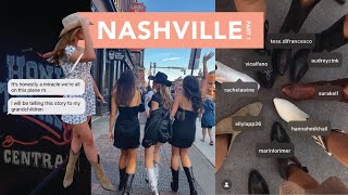 NASHVILLE GIRLS TRIP VLOG | Travel Disaster, Broadway Night, Day 1