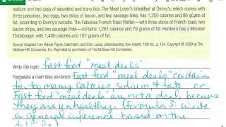 Chapter 5: Formulating the Implied Main Idea Video #4