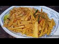 boiled bamboo shoot then fried boiled bamboo shoot sn48 young bamboo seasonal dish ဘီၣ်ချီဆဲးသိ