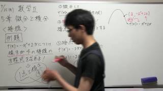 高校数学　解説動画　数学Ⅱ　5章　微分と積分　接線の方程式②　例題