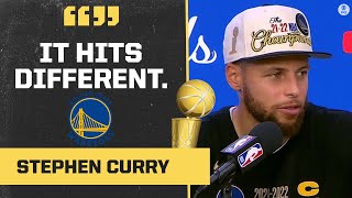 Stephen Curry on winning The NBA Title and Finals MVP: 'It's special' I 2022 NBA Finals