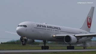 熊本空港 Japan Airlines (JAL) Boeing 767-300ER JA657J 2015.4.29