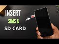 Vivo Y03 How To Inserts Sims & SD Cards | Dual Sims With SD Card |