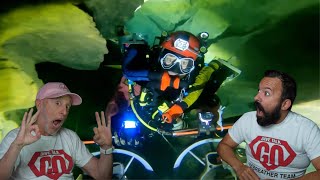 Divers React to deepest cave dive world record