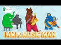 I am a Music Man - Children's Song - Brumosaurus